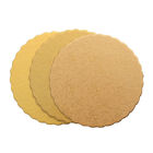 8 Inches Round Silver Gold Embossed Foil Cake Boards